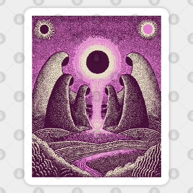 Cosmic Witches - The Weavers of Fate Magnet by TuncGK